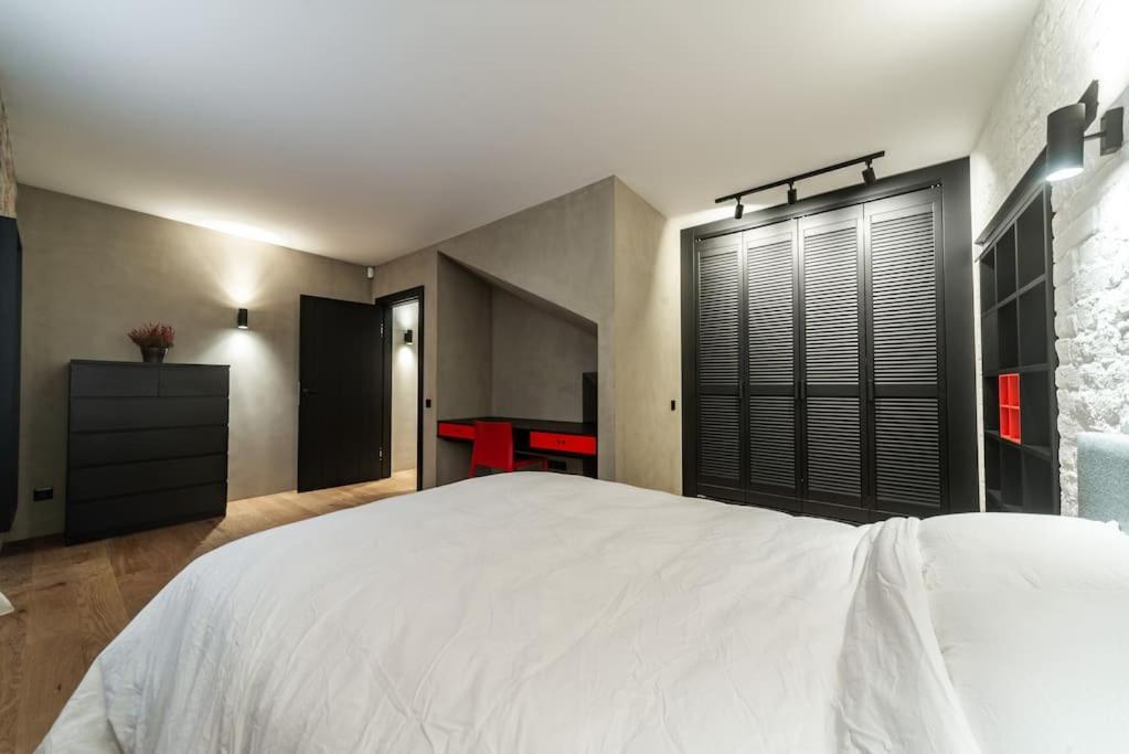 3 Storey Apartment With A Character And A Terrace 里加 外观 照片