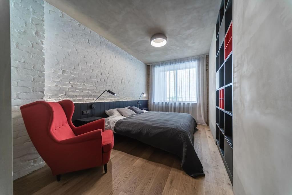 3 Storey Apartment With A Character And A Terrace 里加 外观 照片